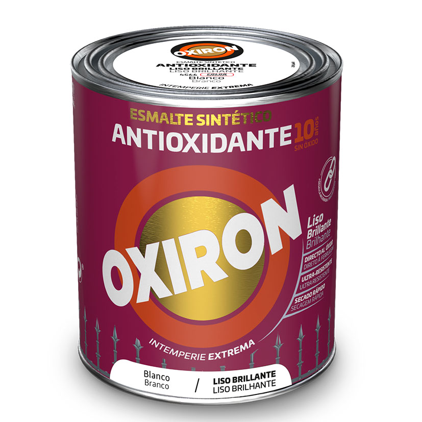 Esmalte antioxidante sintético Oxiron Liso brillante y satinado