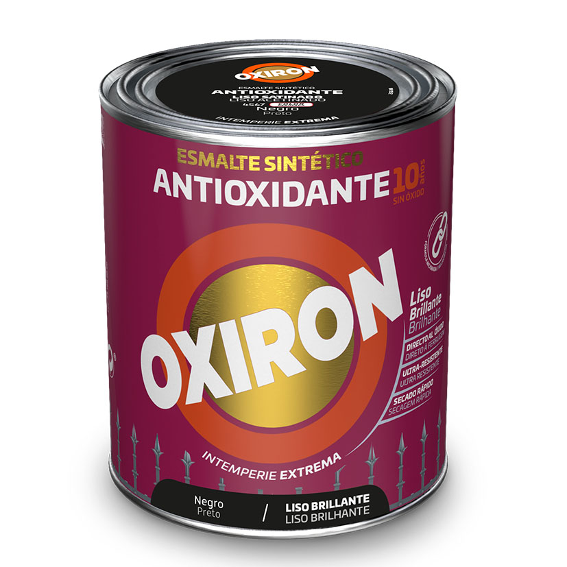 Esmalte antioxidante sintético Oxiron Liso brillante y satinado - Imagen 2