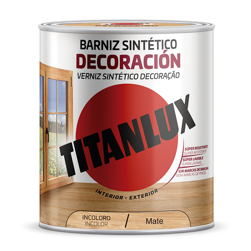 Barniz sintético Titanlux Decoración incoloro - Imagen 3