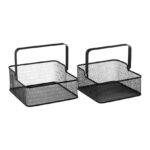 Juego de 2 cestas metálicas Mayaj