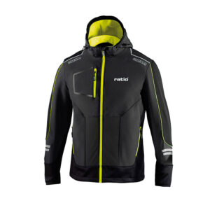 SOFT-SHELL GRIS/AMARILLO TALLA S