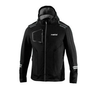 SOFT SHELL GRIS/NEGRO TALLA S