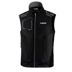 CHALECO GRIS/NEGRO TALLA S
