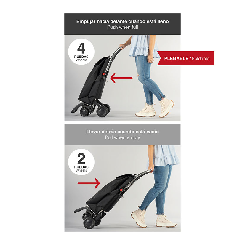 Carro compra ROLSER I-MaxTweed 4 + 2 Gris - Imagen 19