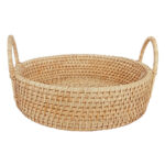 Bandeja redonda asas rattan Chaka