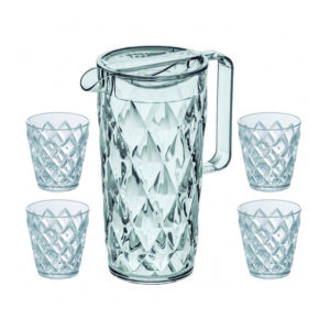 Juego de jarra + 4 vasos modelo Koziol