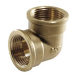 Codo 90º Latón Roscado H-H 1/2"
