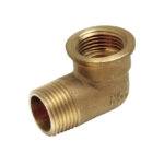 Codo 90º Latón Roscado M-H 1/2"