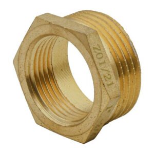 TUERCA REDUC. LATÓN ROSCADO M-H  1"x1/2"