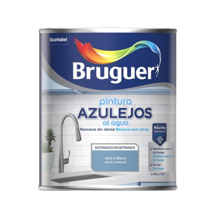 Pintura para azulejos al agua satinado Bruguer - Imagen 5
