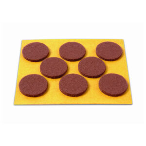 DESLIZADORES Ø25MM. MARRON 8 DISCOS
