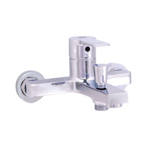 Grifo monomando baño ducha HABITEX serie Elisa cromada