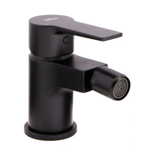 Grifo monomando bidé HABITEX serie Elisa Matte negra