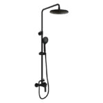 Columna ducha HABITEX serie Elisa Matte negra