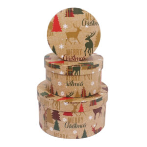 Set 3 cajas redondas Moi