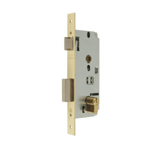 CERRADURA EMBUTIR 1601-2-40. LATON.  MCM