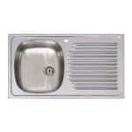FREGADERO INOX 1SED PRÁCTIC S/ARES 80X51