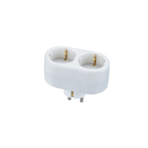 ADAPTADOR ENCHUFE FRONTAL DOBLE  BL DUOL