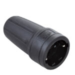 BASE TT 16A-250V CAUCHO NEGRO DUOLEC