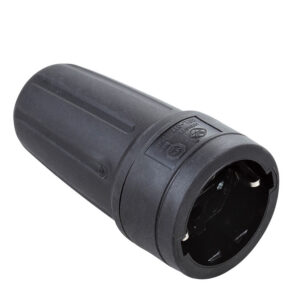 BASE TT 16A-250V CAUCHO NEGRO DUOLEC