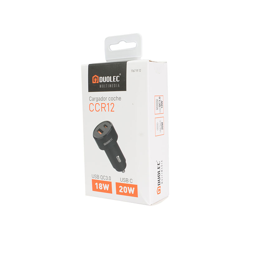 Cargador dual automóvil DUOLEC CCR12 - Imagen 3