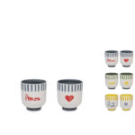 VASO NBC 130CC. CASA AMOR SURTIDO 6 UDES