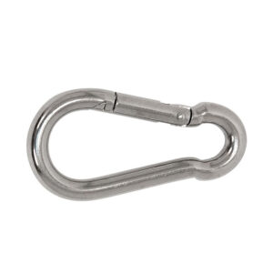 MOSQUETON MUELLE 5MM. INOX A316. 10 ud.