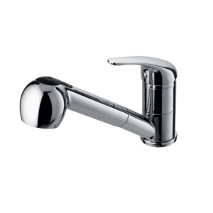 Grifo monomando extraíble cocina horizontal BORRÁS K73745C
