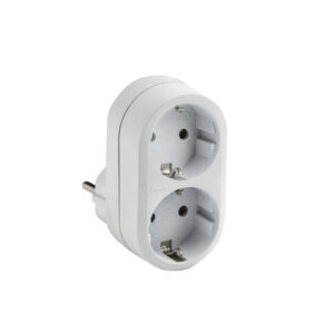 BASE ENCHUFE DOBLE TT BLANCO FAMATEL