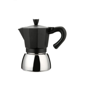 CAFETERA ACERO ALUM. DARK 3 TZ.HABITEX