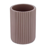 Vaso Estriado Poliresina Capucino