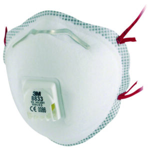 Mascarilla protección FFP3 3M 8833 7100057145 10 unidades
