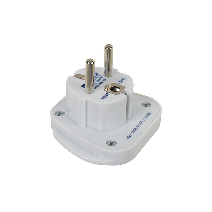 Adaptador de viaje TRAVELBLUE europeo con toma a tierra - Imagen 5