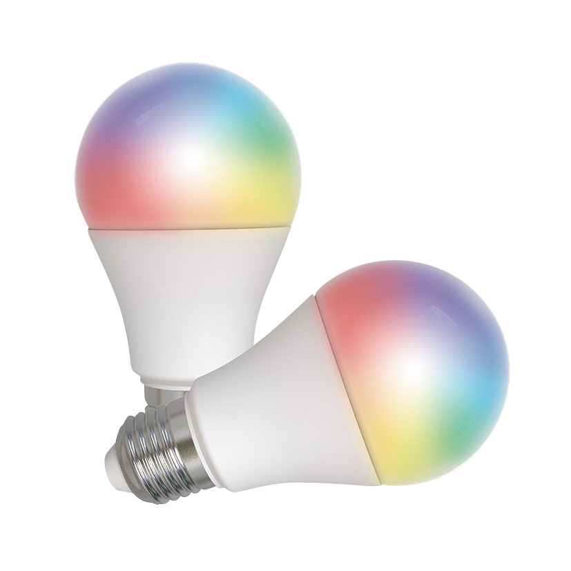 Bombilla Led estándar ENERGEEKS E27 wifi dimable + RGB 8 W 2 unidades - Imagen 2