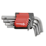 Juego 9 llaves Allen hexagonales cortas DOGHER 600-009