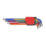 Juego 9 llaves acodadas Allen punta bola DOGHER 605-069