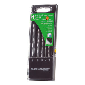 Estuche 4 brocas gres, porcelánico BLUE MASTER BW99325