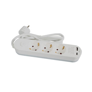 BASE C/INTER. 3 TOMAS USB A+C DUOLEC