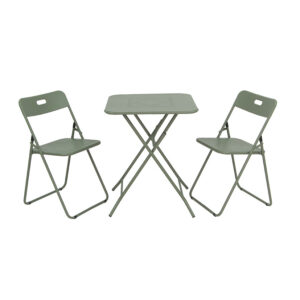Conjunto plegable metálico Agata
