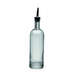 Aceitera redonda 0,5 litros VERSA. (Envase completo)