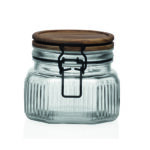 BOTE CON TAPA 600ML.ACACIA 11,3X12,1X9,8