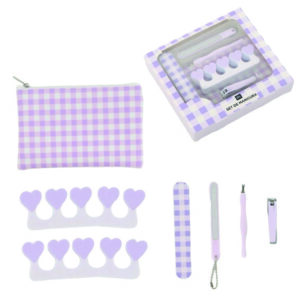 Estuche de manicura 8 piezas DCASA Basics