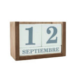 Calendario madera DCASA sobremesa