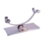 Jamonero FLORES CORTÉS modelo 17924 de acero inoxidable