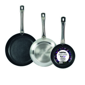 Juego de 3 sartenes HABITEX Ecoset