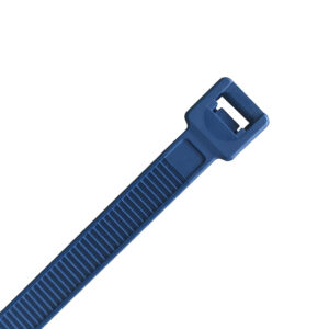 BRIDA DETECTABLE AZUL 2.5x100. 100 UD