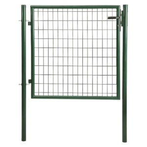 Puerta jardín metálica EHS Verde 1x1 m