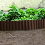 Bordura PVC Faura N122 marrón 15 x 9 m