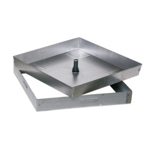 TAPA RELLENABLE ACERO GALV.H50 230X230