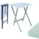 MESA PLEGABLE 48X48X65 CM.BLANCA